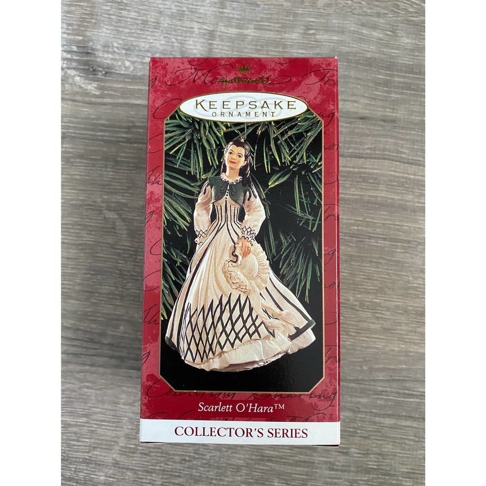 1999 Hallmark Keepsake Christmas Ornament Scarlett O'Hara Gone With The Wind